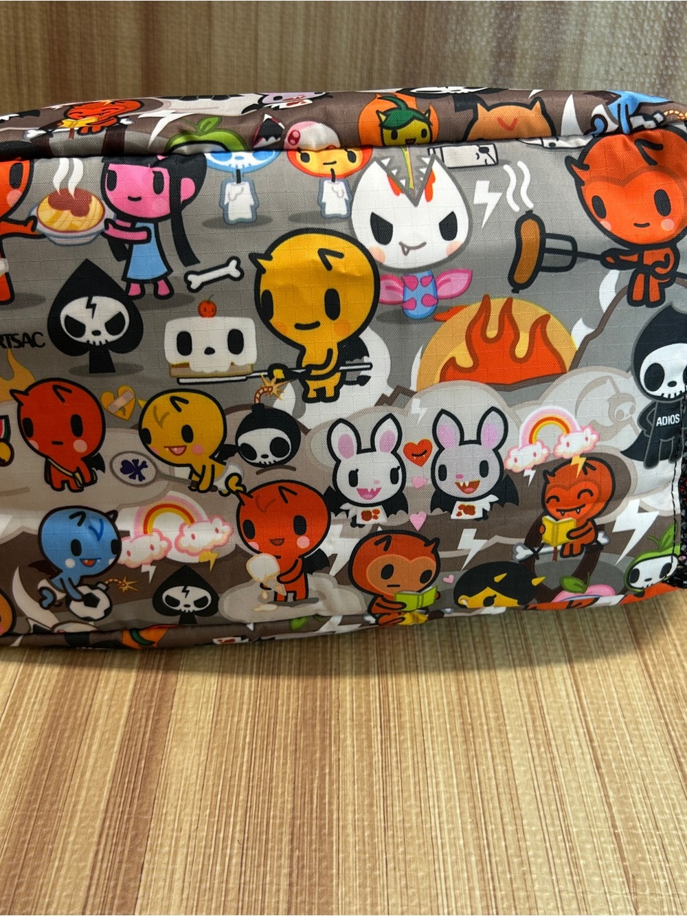 Vintage Tokidoki for LeSportsac Buon Viaggio Inferno Tote Bag - Picture 5 of 14